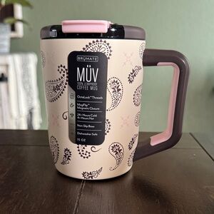 BruMate MUV 15oz Mug in Paisley Pink! New! Limited Edition!